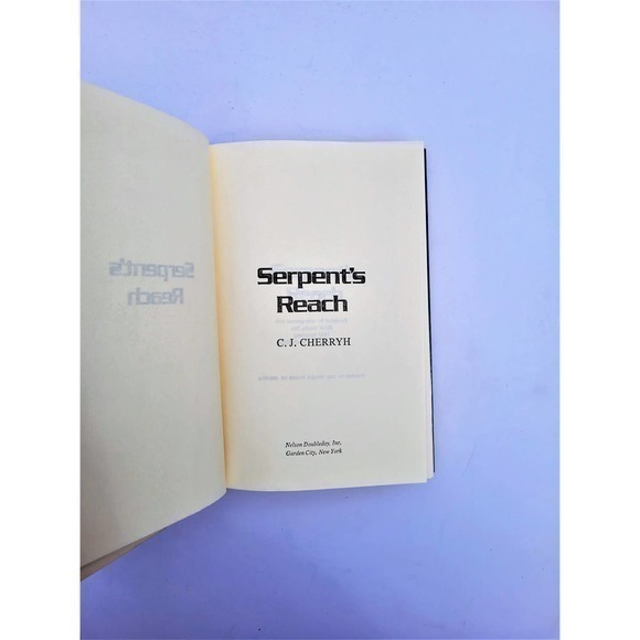 Vintage Serpent's Reach, C.J. Cherryh Science Fiction Young Adult Hardcover Book - Picture 6 of 10